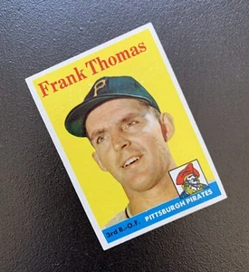 1958 TOPPS Frank Thomas #409 Pittsburgh Pirates Baseball Card - Picture 1 of 3