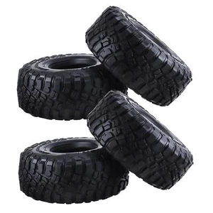 4Pcs 2.2" Rubber Wheel Tires Tyre for Axial SCX10 TRX4 D90 90046 1/10 RC Crawler - Picture 1 of 9