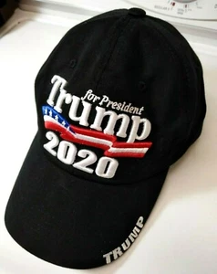 Trump for President 2020 Ball Cap Hat Patriotic Adjustable *Looks Brand New" - Picture 1 of 6