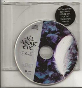 ALL ABOUT EVE DECEMBER 3-TRACK UK PICTURE CD NEVER PLAYED, MINT - Picture 1 of 1