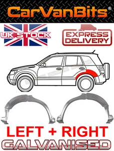 PARA SUZUKI GRAND VITARA 05-12 5D CARROCERÍA REPARACIÓN ARCO RUEDA TRASERO PANEL EXTERIOR ALA X2 - Imagen 1 de 9