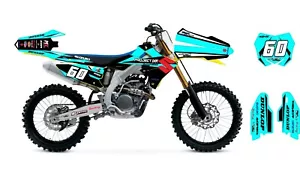 RMZ250/450 - FLOW SUZUKI GRAPHICS FULL KIT DECALS KIT 21mil Thick - Picture 1 of 7