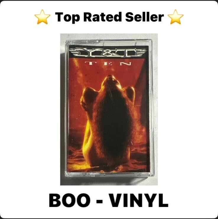 Y & T  Ten Cassette Tape 1990 Geffen Records Heavy Metal Ex / VG+ Condition - Image 1 of 4