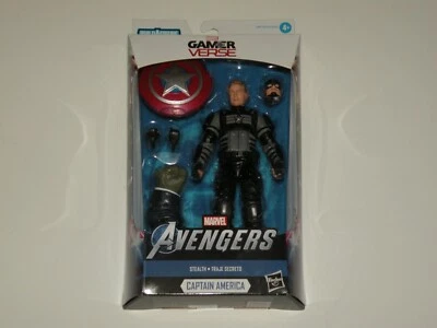 Экшн-фигурка MARVEL LEGENDS Gamerverse 6 дюймов Stealth CAPTAIN AMERICA СОВЕРШЕННО НОВАЯ КАК НОВАЯ В КОРОБКЕ - Изображение 1 из 4