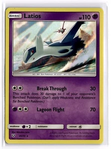 Pokemon TCG Latios 41/73 Sun & Moon Shining Legends Holo Rare - Picture 1 of 1