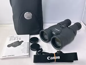 🟢TOP MINT🟢 Canon 12x36 IS III Image Stabilized Binoculars Black JAPAN 2333 - Picture 1 of 14