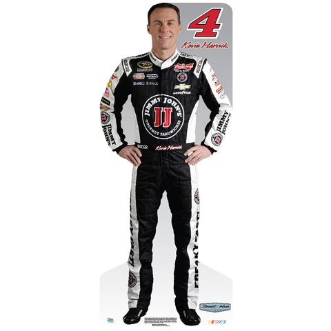 KEVIN HARVICK #4 NASCAR Auto Racing CARDBOARD CUTOUT Standup Standee Poster F/S Cover