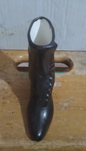 1 Bota de Porcelana Color Cobre Tacón Alto con Botones Caja 22 - Imagen 1 de 3