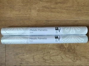 Laura Ashley Metallic Palmetto Silver Wallpaper. Sealed. Same Batch W103880-A/1 - Picture 1 of 4