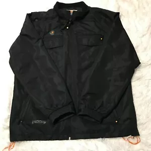 Point Zero Mens Size Medium Black Dry Edition Tech Level 5 Full Zip Coat EUC - Picture 1 of 5
