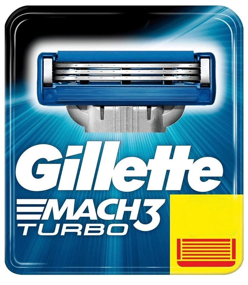Gillette MACH3 Turbo Klingen Original  in 4-25er Pack im Blister ohne OVP - Bild 1 von 1