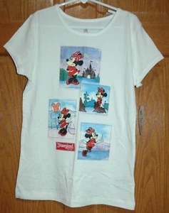 Disney Parks Girls L 10-12 Minnie Mouse Disneyland Resort T-shirt Shirt NWT NEW - Picture 1 of 1