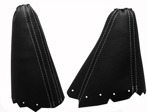 FORD TRANSIT CONNECT (2002-2013) Cuffia Leva Cambio e Freno - Cuciture Bianco - Picture 1 of 1