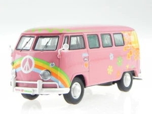 VW T1 Bus Kombi Flower-Power Diecast Modellauto 13851 Premium ClassiXXs 1/43 - Bild 1 von 4