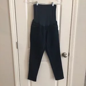 Indigo Blue Petite Skinny Maternity Pants Sz Medium - Picture 1 of 3