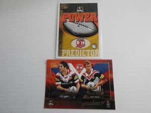 2005 POWER SERIES EASTS PREDICTOR & PLAYMAKERS MINICHIELLO/FINCH PC13-PM13 CARDS - Picture 1 of 4