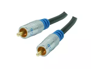 2,5m Subwoofer-Kabel Digital Audio Kabel Koaxialkabel 2-Fach-Abschirmung mono #B - Bild 1 von 1