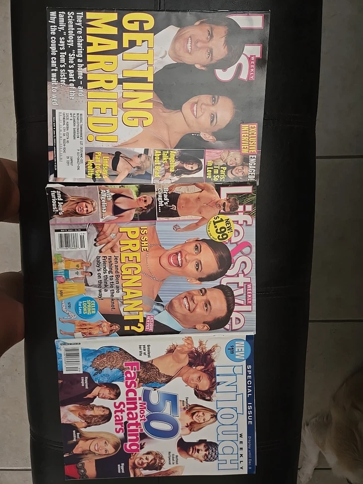 3 Issues Us Weekly Life&Style Intouch Magazines Celebrity News 2002 2005 - Image 1 of 1