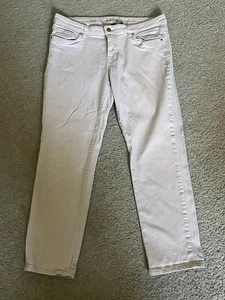 APT. Pantalones de mezclilla elásticos de pierna recta rosa 9 para mujer talla 12 calce moderno - Imagen 1 de 3
