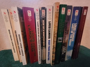 Posten von 12 Louis L'Amour Western Massenmarkt Taschenbücher MIX - Bild 1 von 4