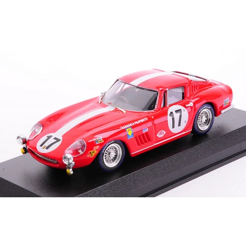 FERRARI 275 GTB N.17 24H LE MANS 1968 J.REY-C.HALDI 1:43 Best Model Auto Competi - Immagine 1 di 1
