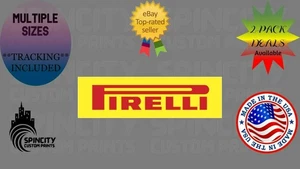 PIRELLI Logo Car Vinyl Decal Laptop Bumper Sticker Multiple Sizes NEW - Bild 1 von 11