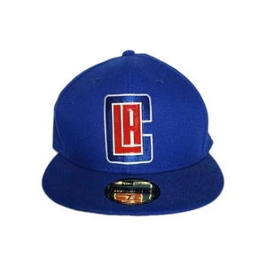 LA Clippers New Era eng anliegende Mütze Kappe blau Größe 7 3/8 NBA Basketball Metall Emblem - Bild 1 von 9