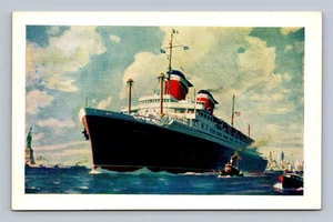 Postkarte SS America Luxusschiff Kreuzfahrtschiff United States Line - Bild 1 von 2