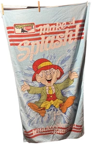 Vintage  1991 Keebler Company Ernie the Elf Make a Splash Beach Towel - Picture 1 of 6