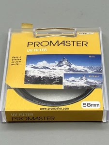 58mm ProMaster UV Camera Filter Made in Japan - Picture 1 of 3