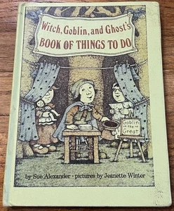 WITCH, GOBLIN & GHOST'S BOOK OF THINGS TO DO : by Sue Alexander : vintage - Bild 1 von 6