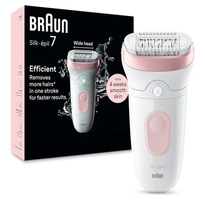 Braun Silk-épil 7 Depilatore Donna, Epilatore Elettrico Donna Con Testina Ampia - Immagine 1 di 4