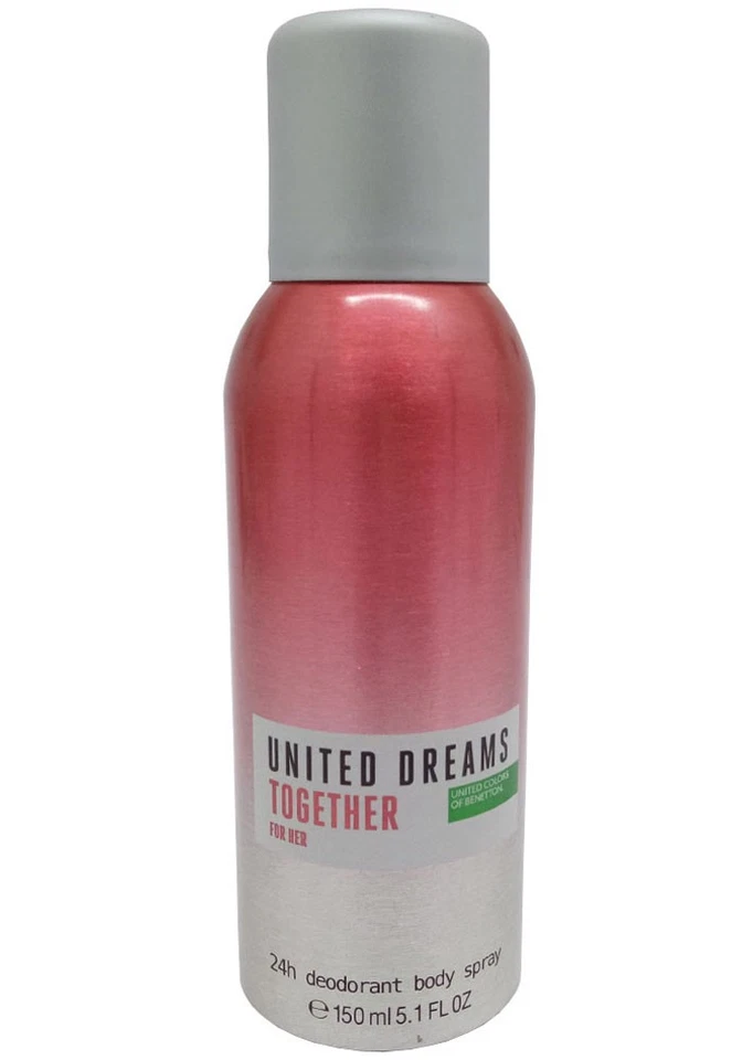 Benetton 女士 United Dreams Together 除臭止汗剂 5.1 盎司香水 8433982016516 — 第 1/1 张图片