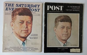 The Saturday Evening Post Vintage 1963/75 Norman Rockwell John F. Kennedy Mags - Picture 1 of 19