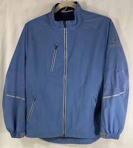 Zero Restriction Power Torque Full Zip Jacket Blue Water Resistant R327 Mens L - Picture 1 of 18