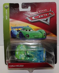 Disney Pixar Cars ~ CARLA VELOSO ~ WGP Diecast 2017 NEW Imperfect Packaging - Picture 1 of 12