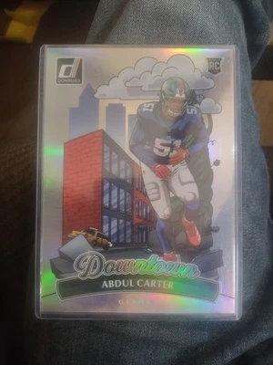 2025 Donruss Abdul Carter Jumbo Oversized Downtown SSP Rookie RC New York Giants - Image 1 of 2
