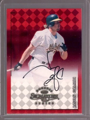 JASON GIAMBI 1998 Donruss Signature Series Autograph Auto - Image 1 of 2