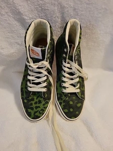 Vans Comfycush Größe 7M/8,5 Damen Hi Leopard Catus Skarabäus Schuhe  - Bild 1 von 10