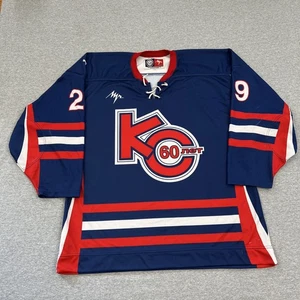 Camiseta de hockey vintage Krylya Sovetov Moscú Rusia talla XXL 56 alas soviéticas - Imagen 1 de 11