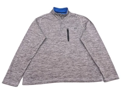 Pullover Chaps Golf Para Hombre 1/4 Cremallera Forrado de Vellón Top Talla XL Manga Larga Gris Foto 1 de 4