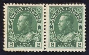 Kanada Scott 107 postfrisch HR OG Paar Lot W014 bhmstamps - Bild 1 von 2