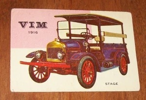 1954 Topps World of Wheels VIM Stage 1916 Card-57 - Picture 1 of 2