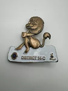 Vintage Lions Club Pennsylvania District 14 Spille - Foto 1 di 2