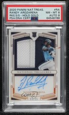 2020 National Treasures Holo Gold 19/25 Randy Arozarena PSA 8 Rookie Auto RC