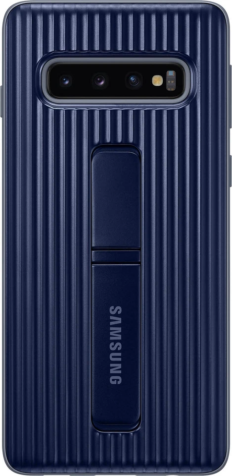 SAMSUNG EF-RG973CB - Funda reforzada función Soporte Azul Negro G S10 - Imagen 1 de 1