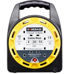HOMEBASE 4 Steckdosen 20m Verlängerungskabel - Bild 1 von 3