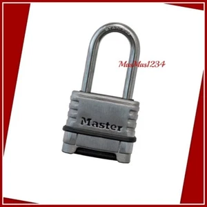 MASTER LOCK Pro Grade Stainless Steel Combination Lock 174SSDLH Fast Shipping - Picture 1 of 9