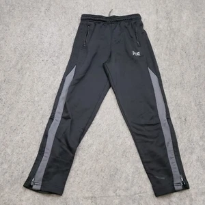 Everlast Pants Boys Medium Black Gray Outdoor Active Sweatpants Training Youth - Picture 1 of 10