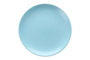 Poole - Twintone Dove Grey and Sky Blue C104 - Dinner Plate - 145224Y - Picture 1 of 2